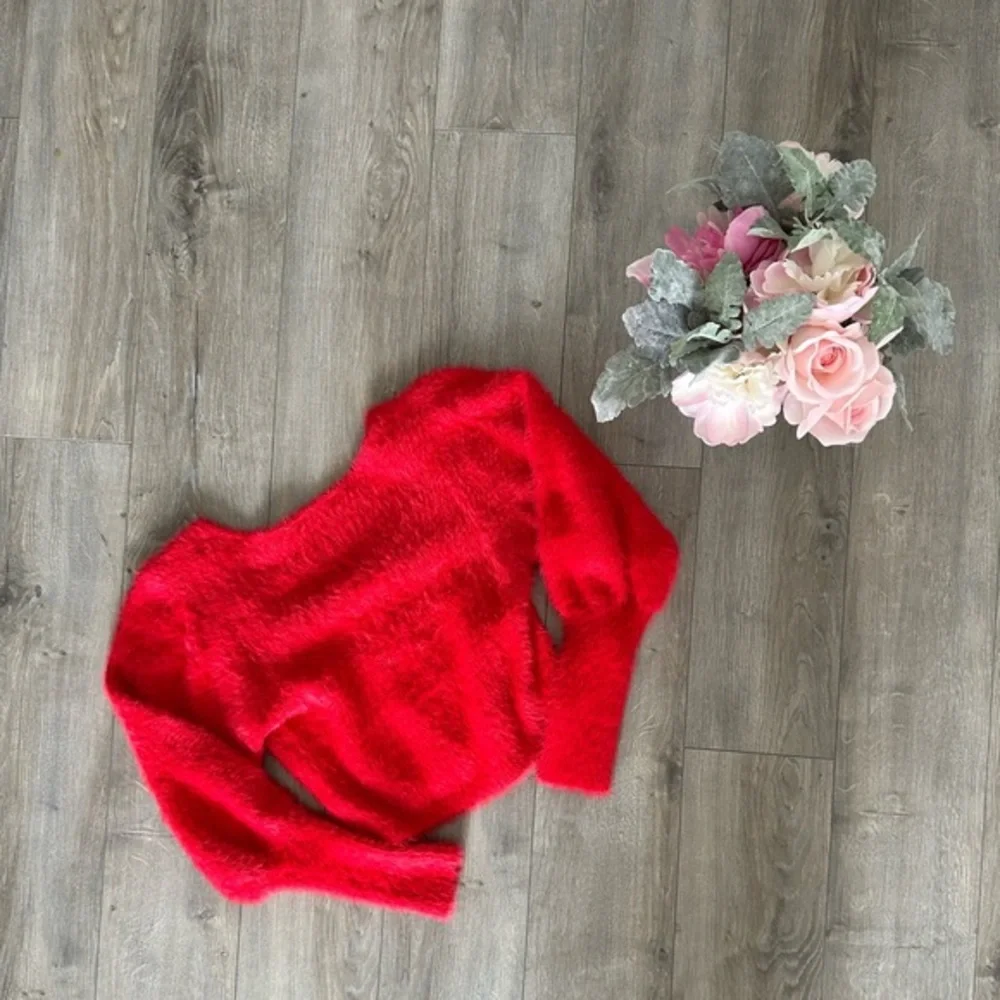 ZARA RED SWEATER | SZ‎ M